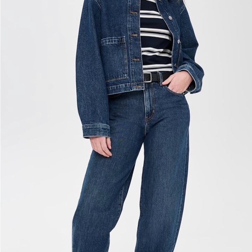Frame Patch Pocket Denim Jacket in Noble. XL (size 10-12) - Picture 4 of 10
